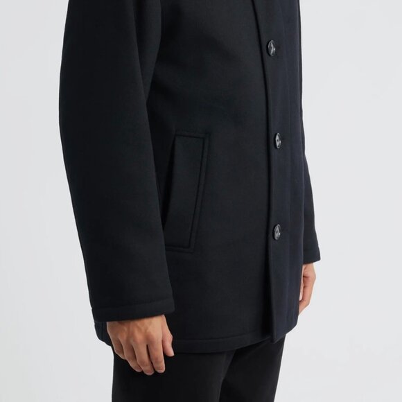 Hugo Boss Wool Cashmere Blend Men’s Car Coat Size US 44 Regular. Black. - Picture 6 of 16